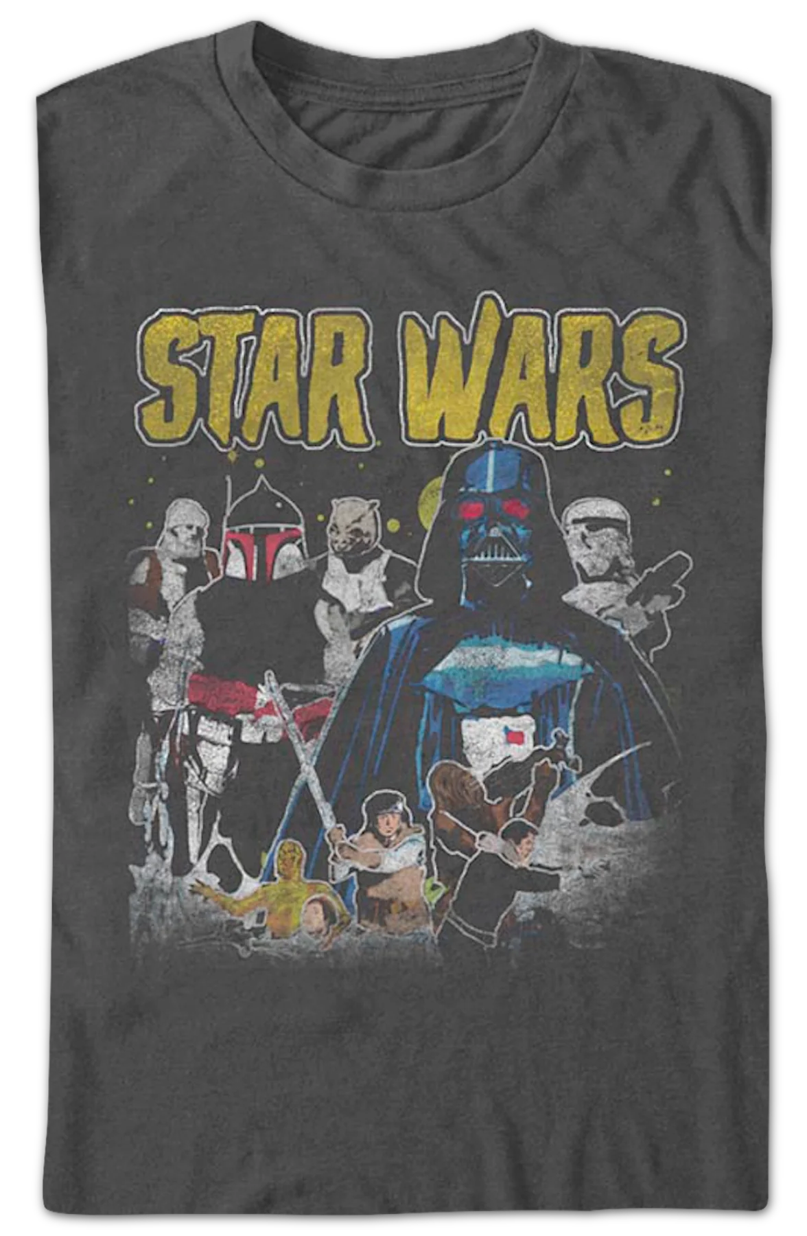 The Empire Strikes Back Collage Star Wars T-Shirt - Image 2