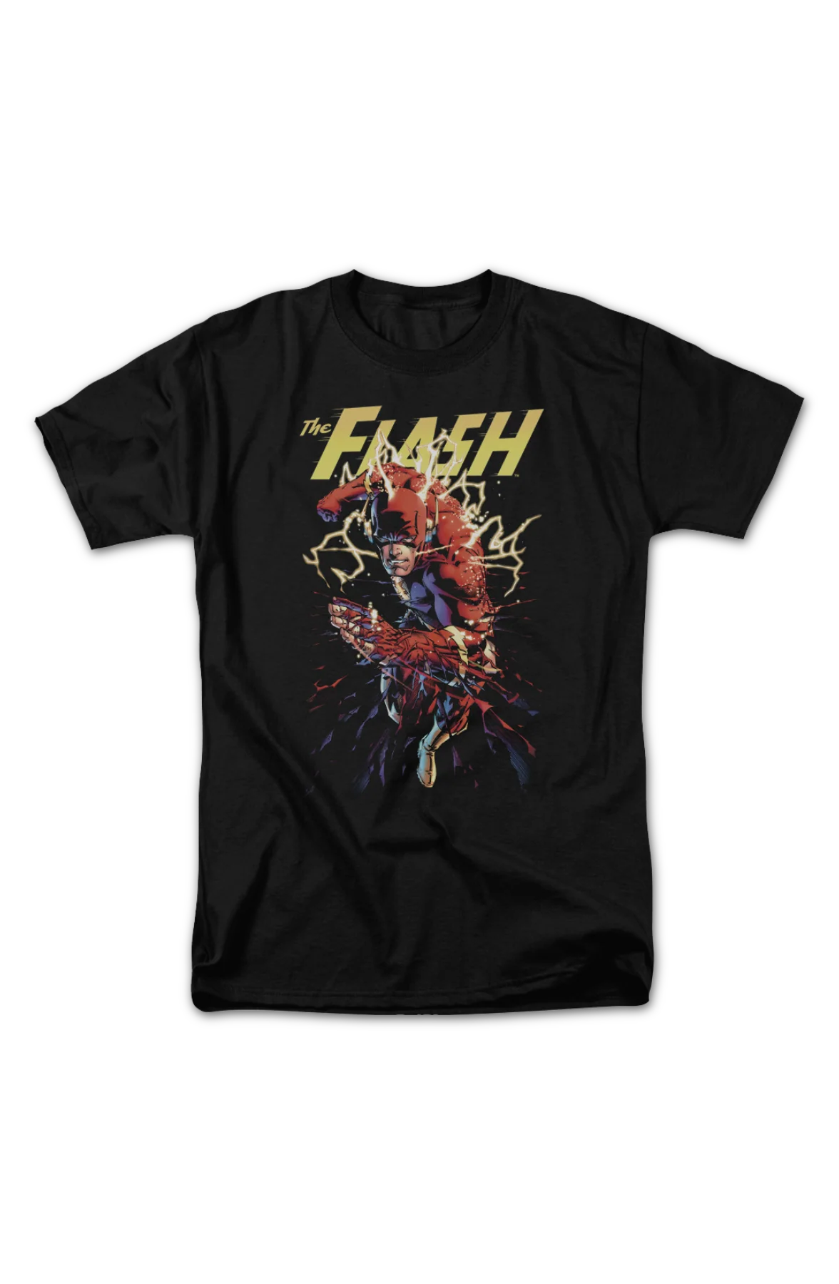 The Flash Ripping Apart DC Comics T-Shirt - Image 2