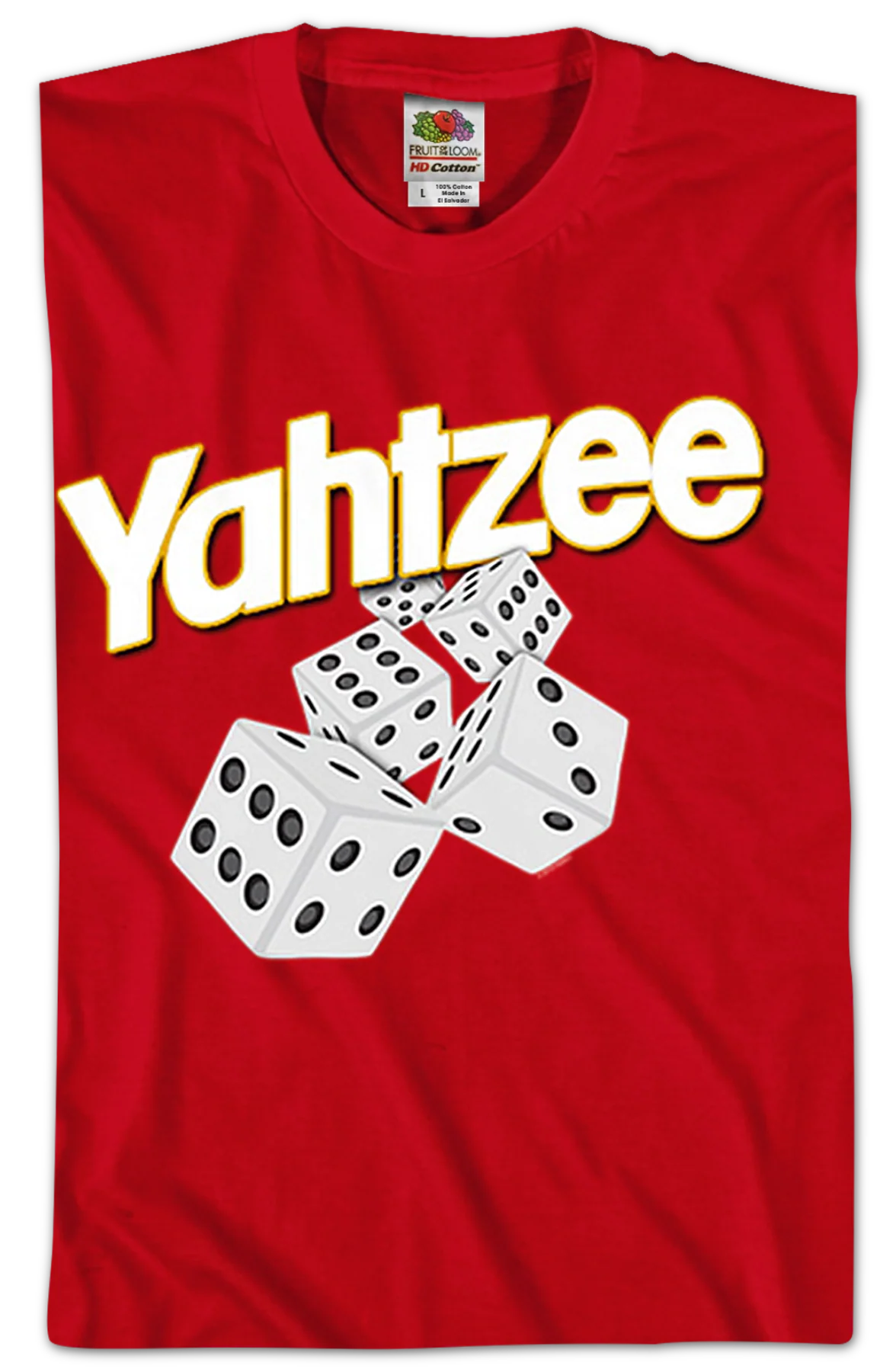 The Fun Game That Makes Thinking Fun Yahtzee T-Shirt - Image 2