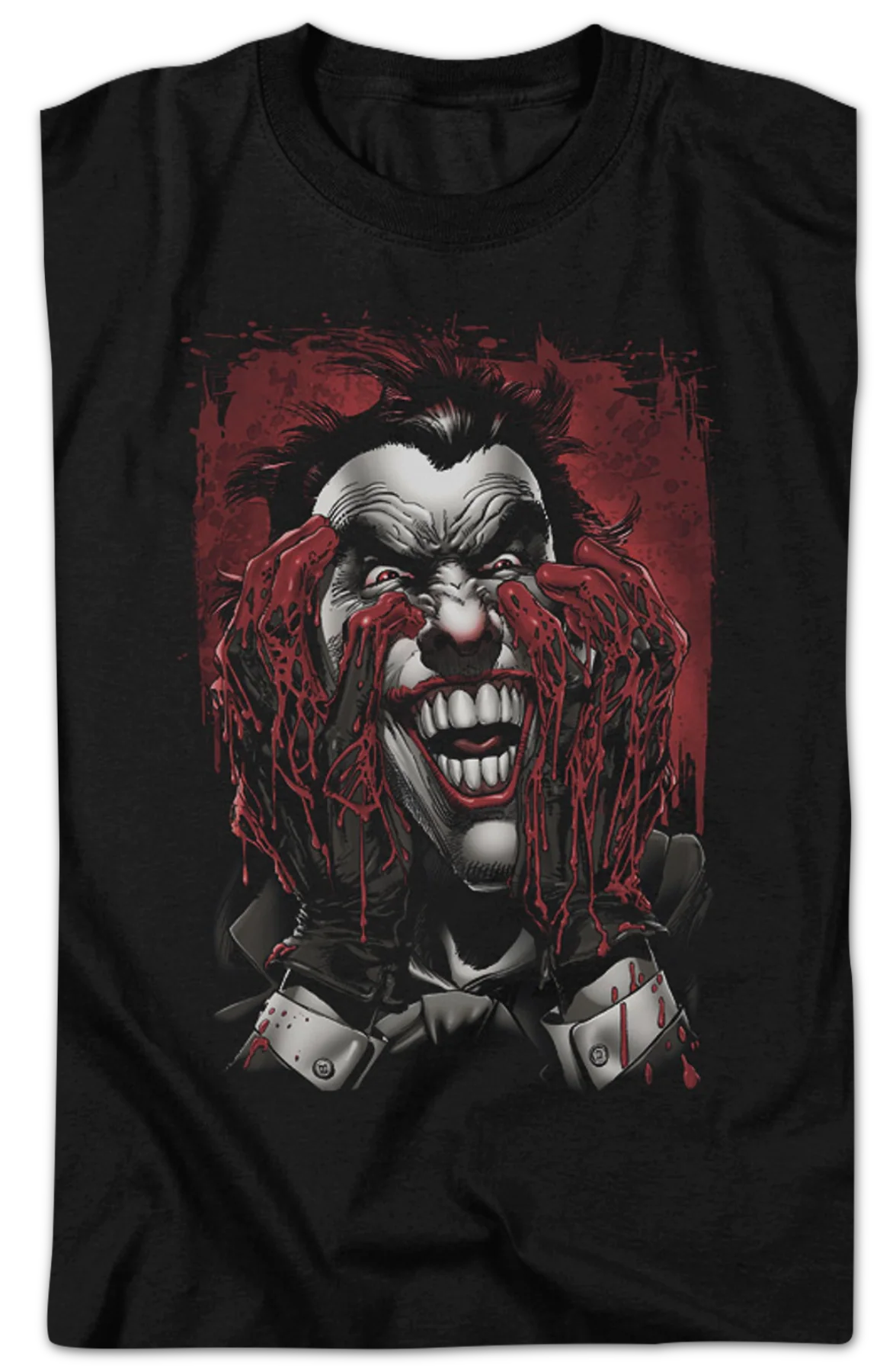 The Joker's Bloody Hands DC Comics T-Shirt - Image 2