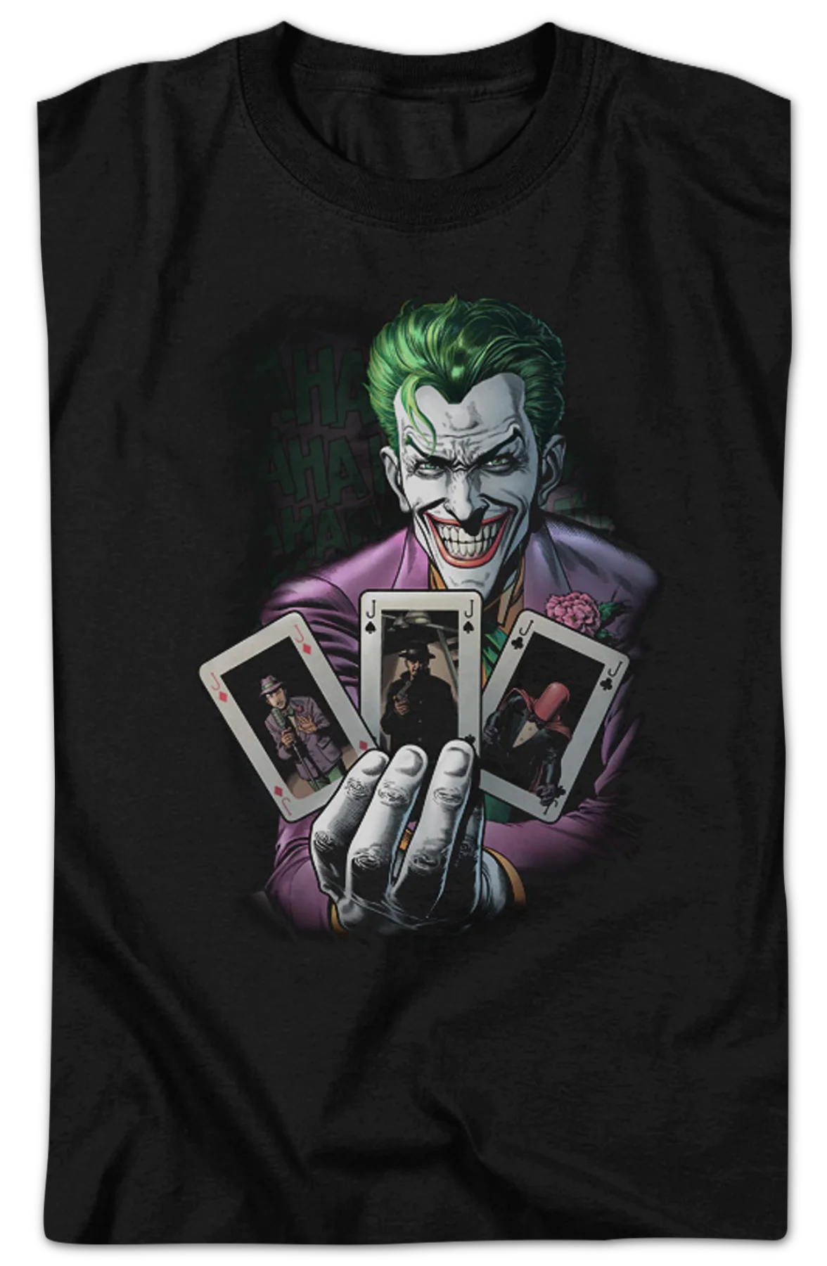The Joker's Cards DC Comics T-Shirt - Image 2