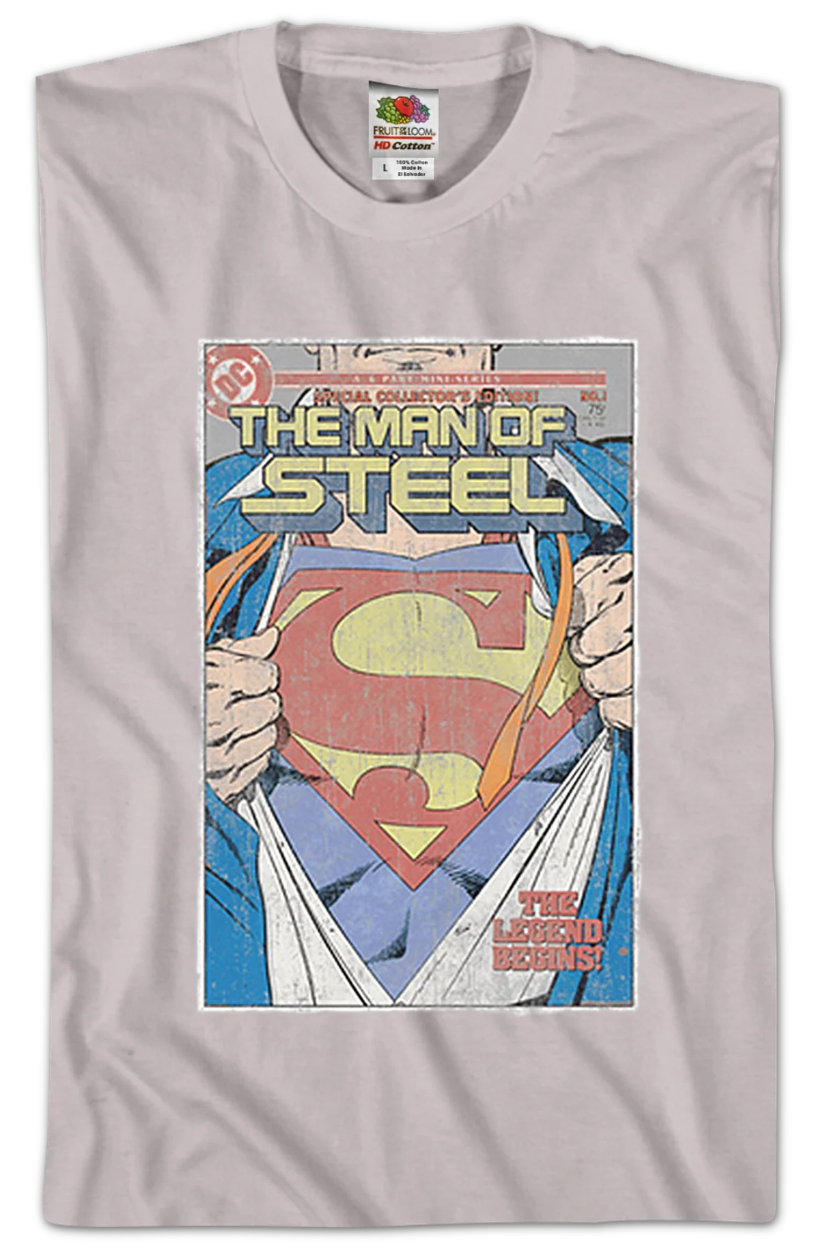 The Legend Begins Superman T-Shirt - Image 2