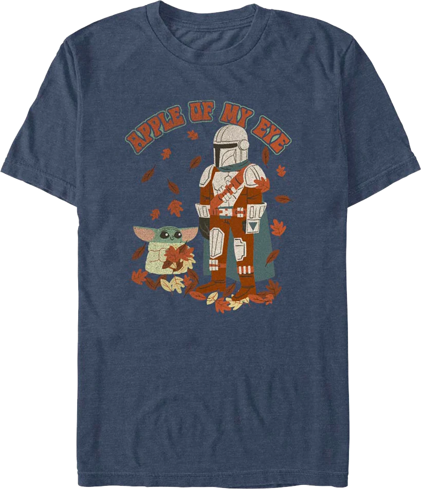 The Mandalorian Apple Of My Eye Star Wars T-Shirt