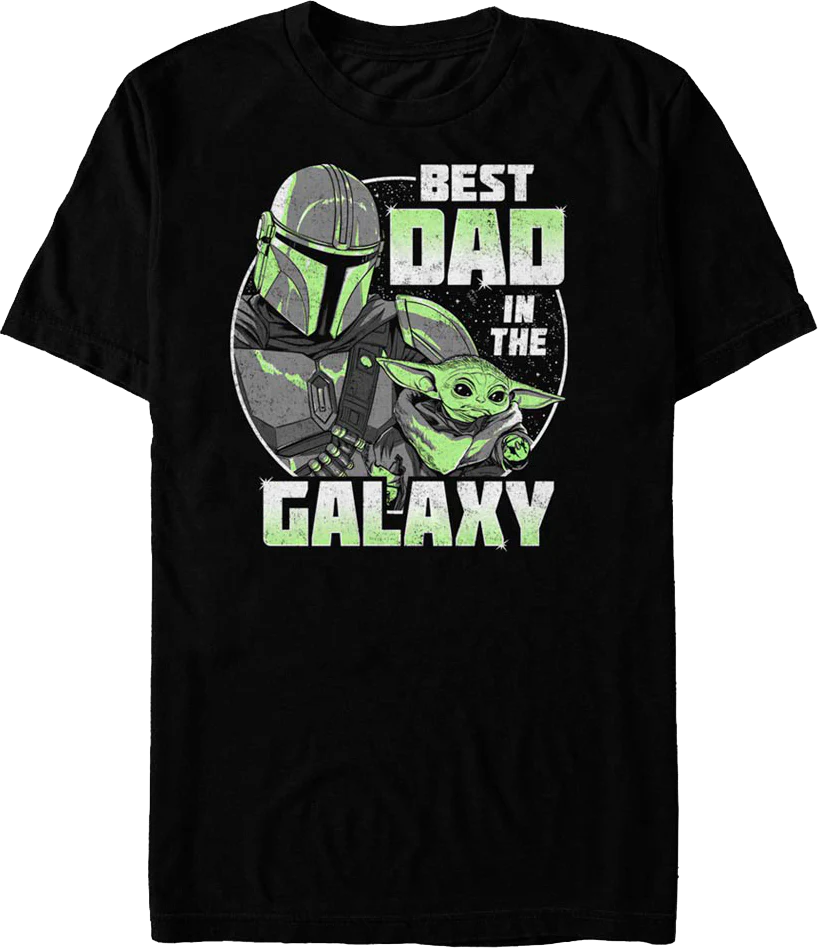 The Mandalorian Best Dad In The Galaxy Star Wars T-Shirt