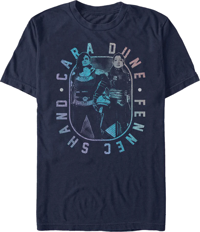 The Mandalorian Cara Dune Fennec Shand Star Wars T-Shirt