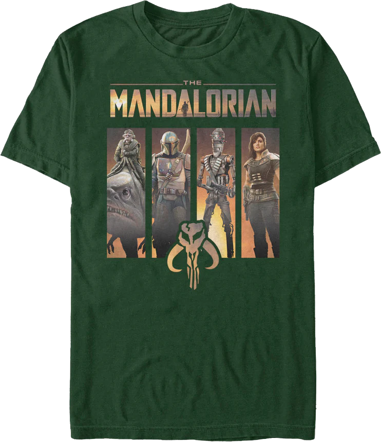 The Mandalorian Cast Star Wars T-Shirt