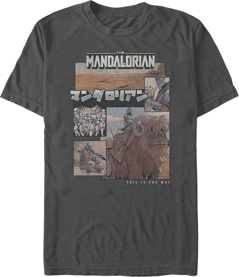 The Mandalorian Comic Book Star Wars T-Shirt