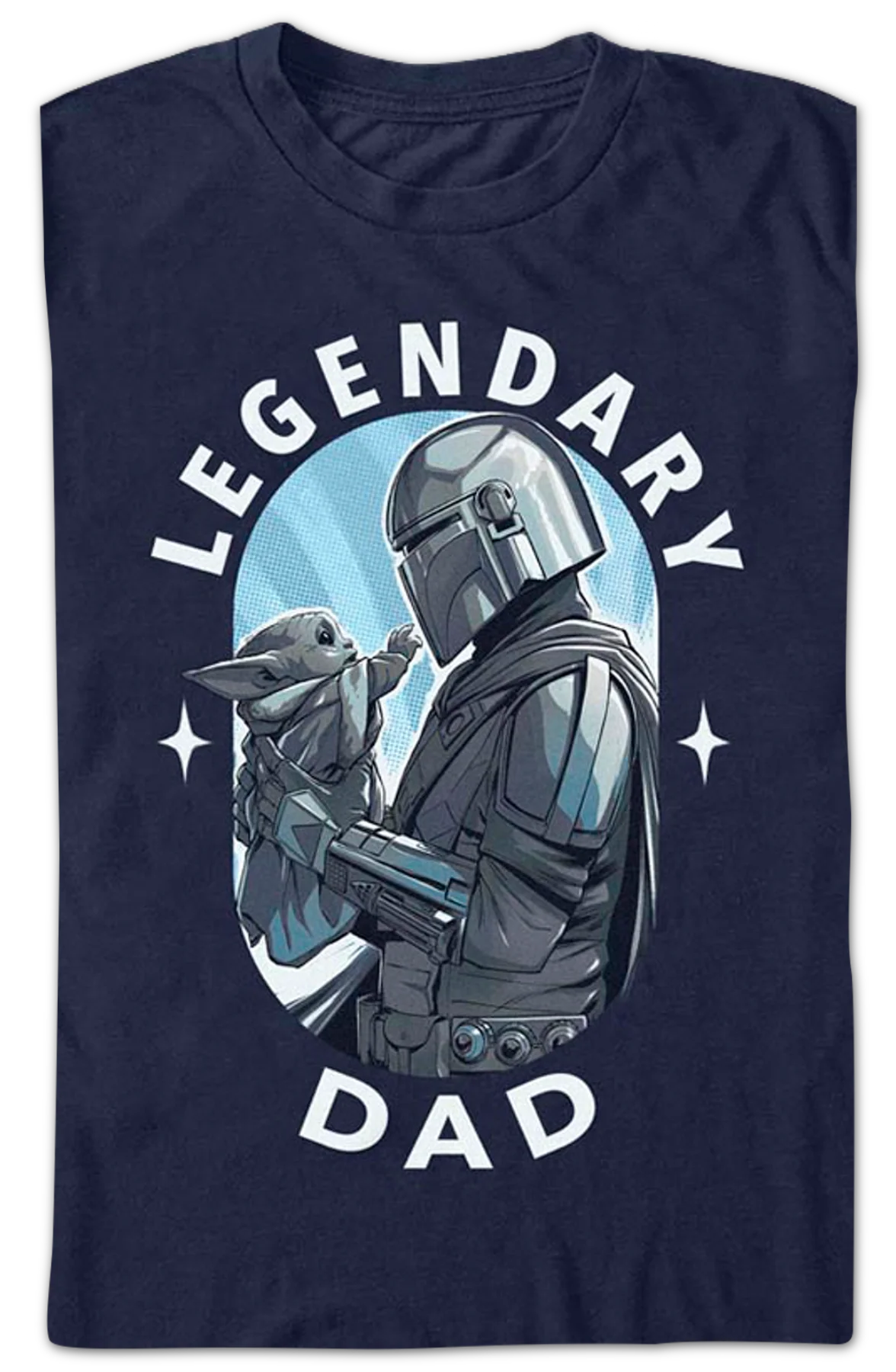 The Mandalorian Legendary Dad Star Wars T-Shirt - Image 2