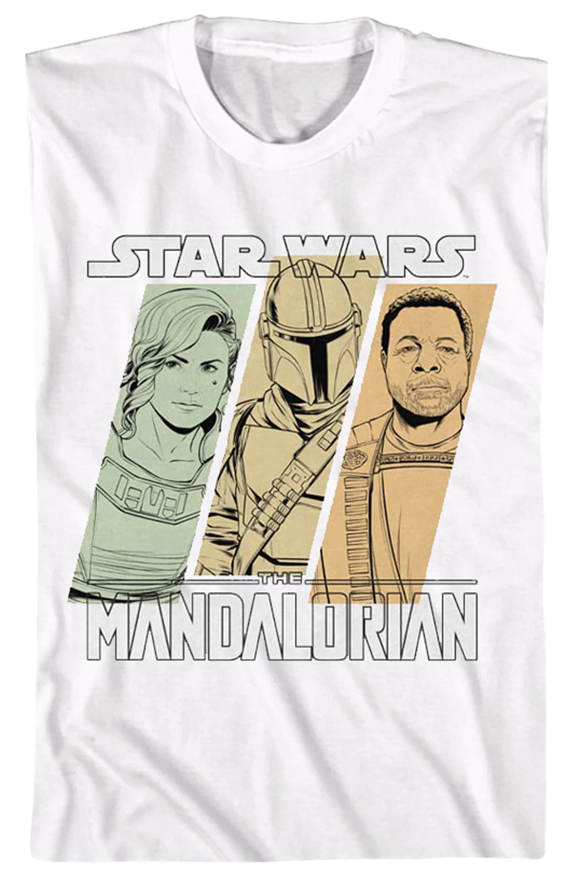 The Mandalorian Sketches Star Wars T-Shirt - Image 2