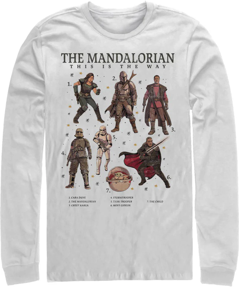 The Mandalorian The Numbered Way Star Wars Long Sleeve Shirt