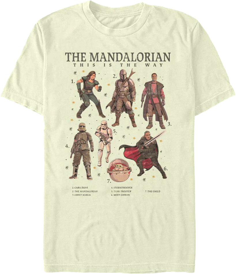 The Mandalorian The Numbered Way Star Wars T-Shirt