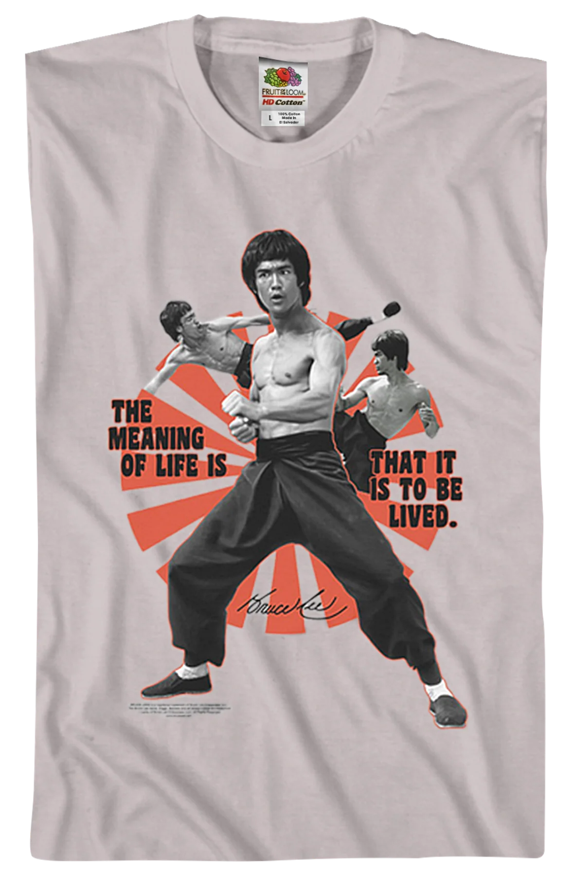 The Meaning Of Life Bruce Lee T-Shirt - Image 2