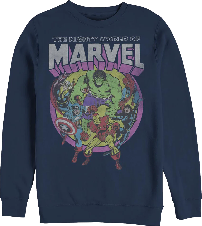 The Mighty World Of Marvel Sweatshirt