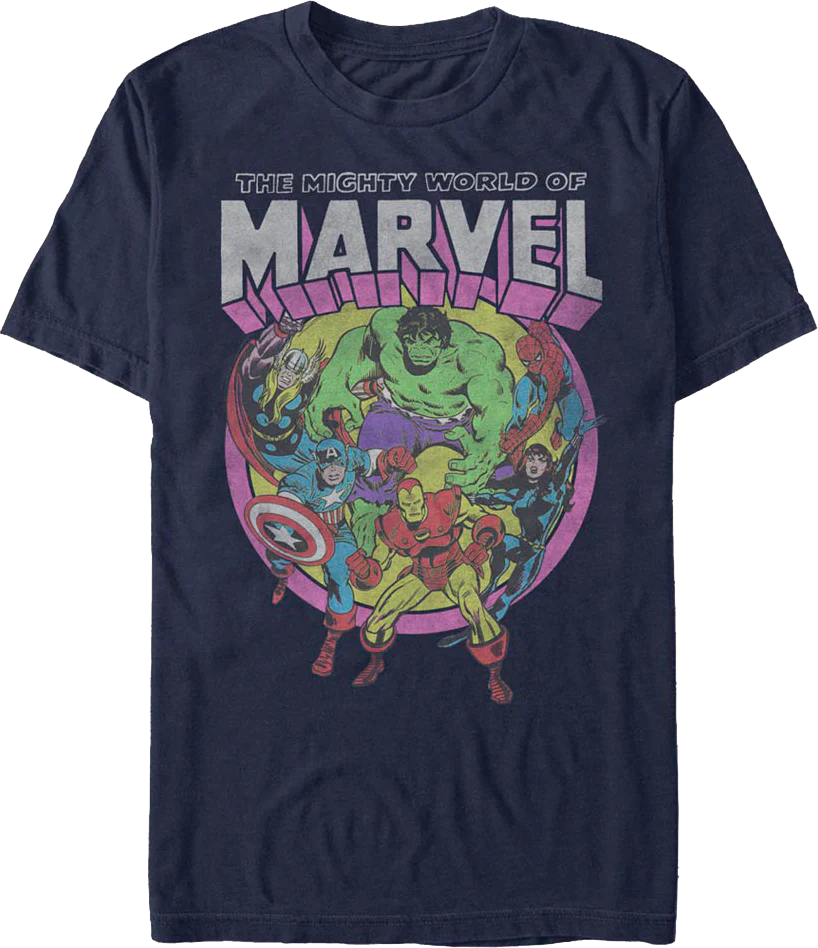 The Mighty World Of Marvel T-Shirt