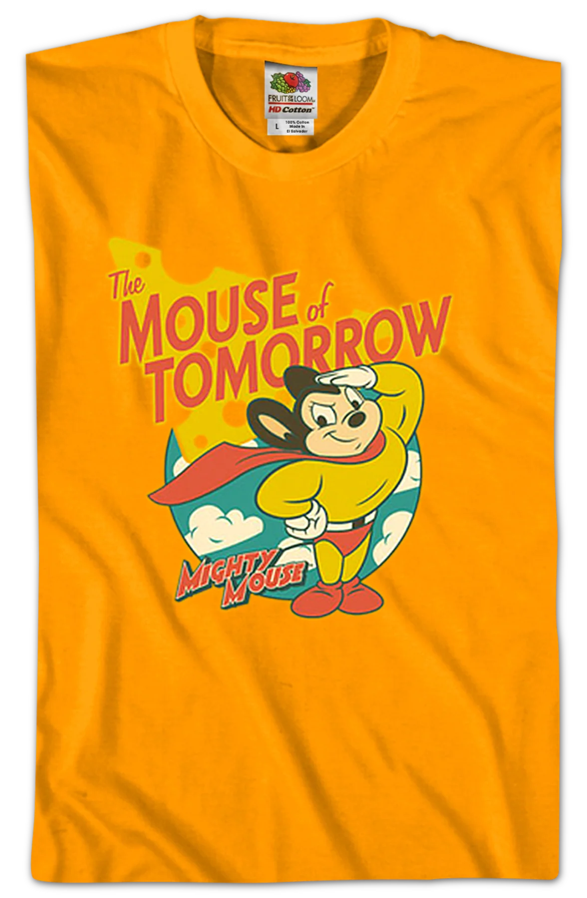 The Mouse of Tomorrow Mighty Mouse T-Shirt - Image 2