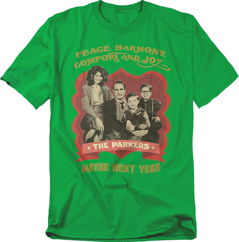 The Parkers Family Photo Christmas Story T-Shirt