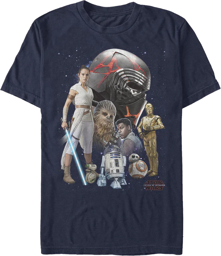 The Rise Of Skywalker Collage Star Wars T-Shirt