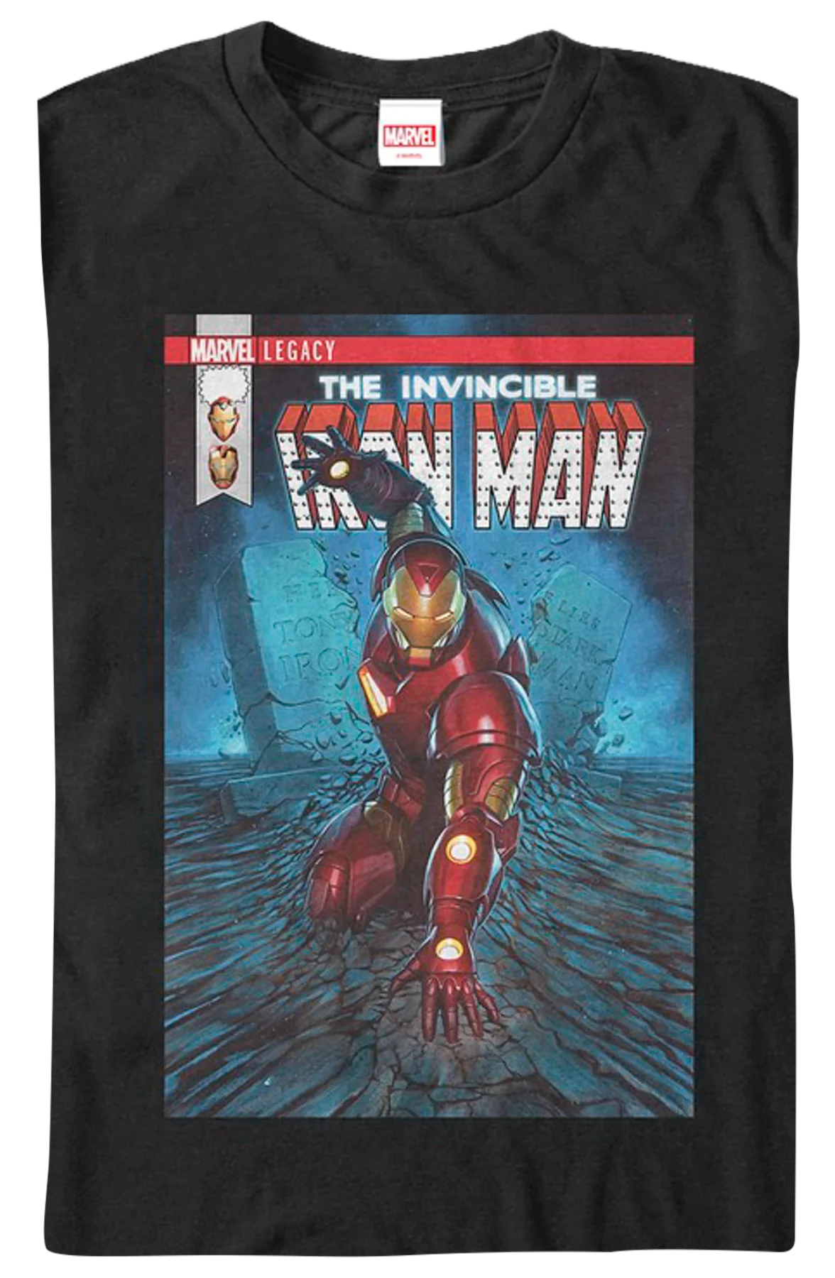 The Search for Tony Stark Iron Man T-Shirt - Image 2