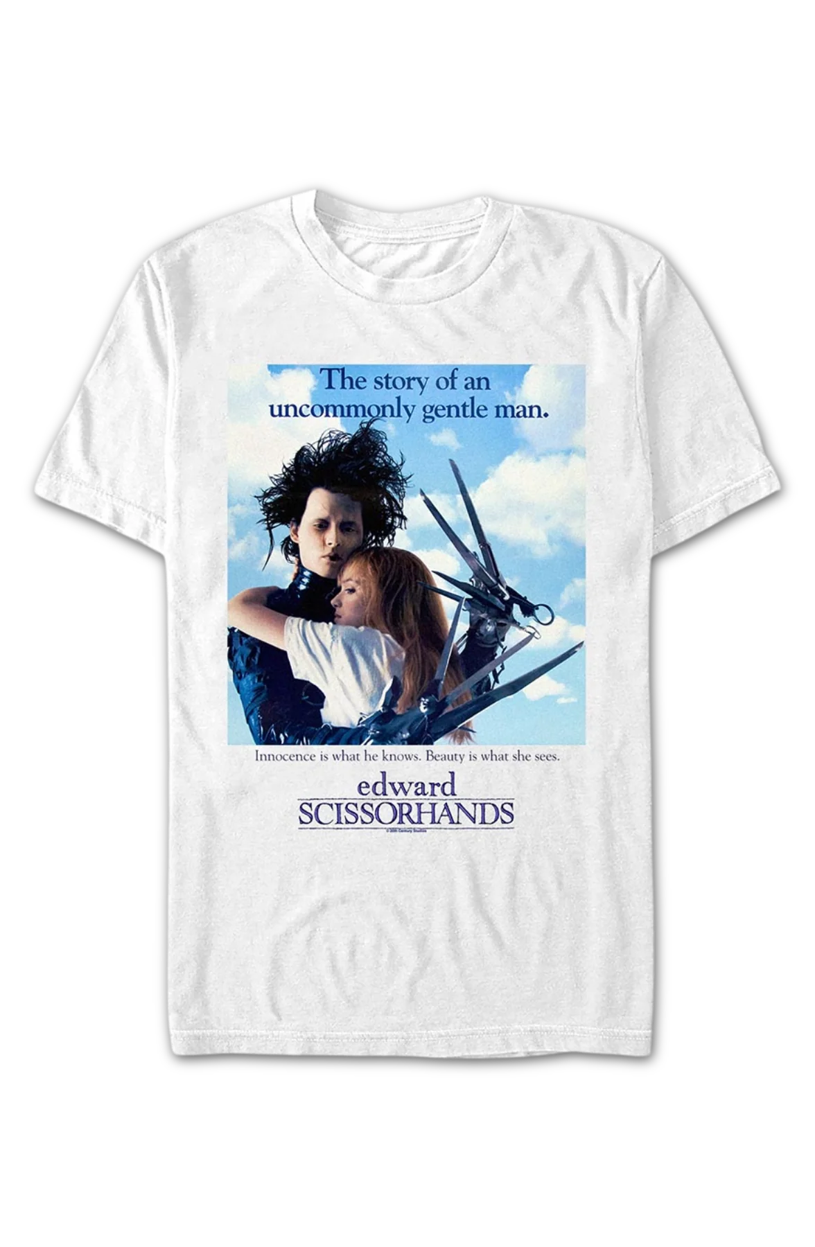 The Story Of An Uncommonly Gentle Man Edward Scissorhands T-Shirt - Image 2