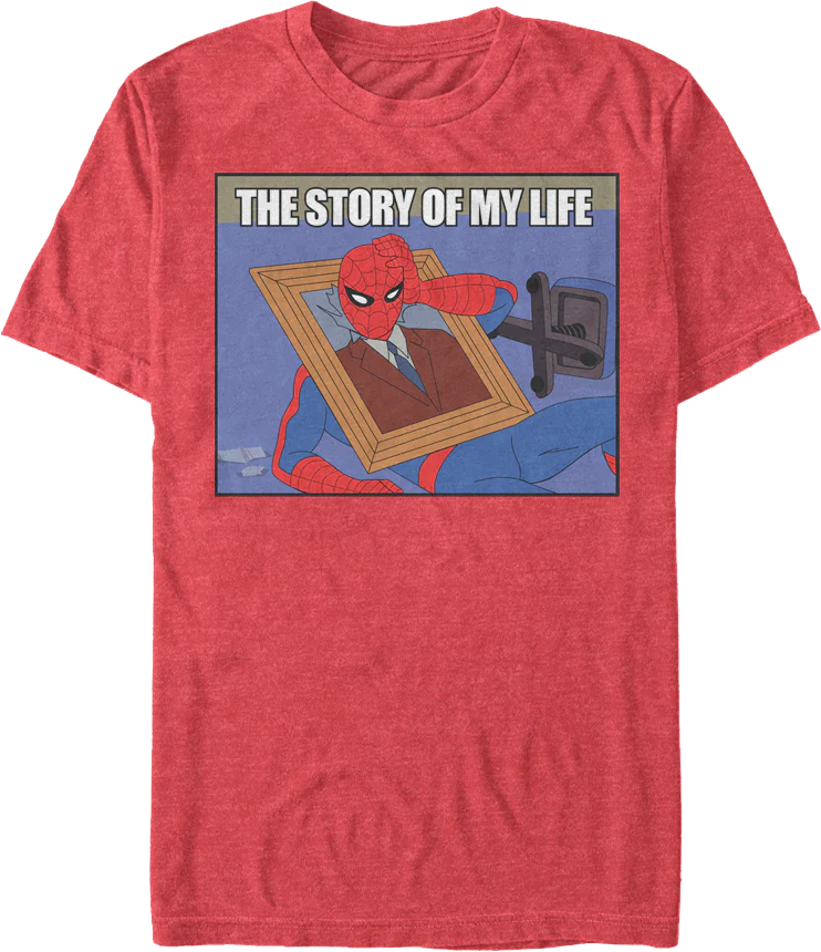 The Story Of My Life Spider-Man T-Shirt