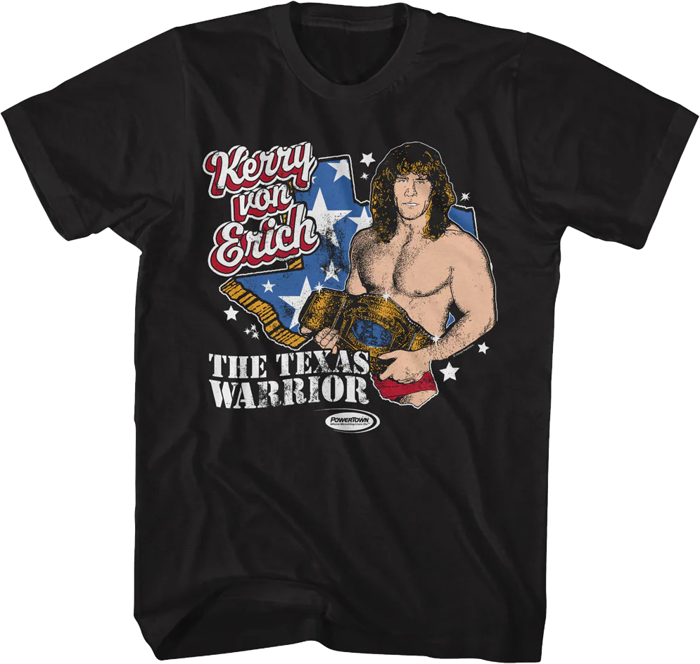 The Texas Warrior Kerry Von Erich T-Shirt