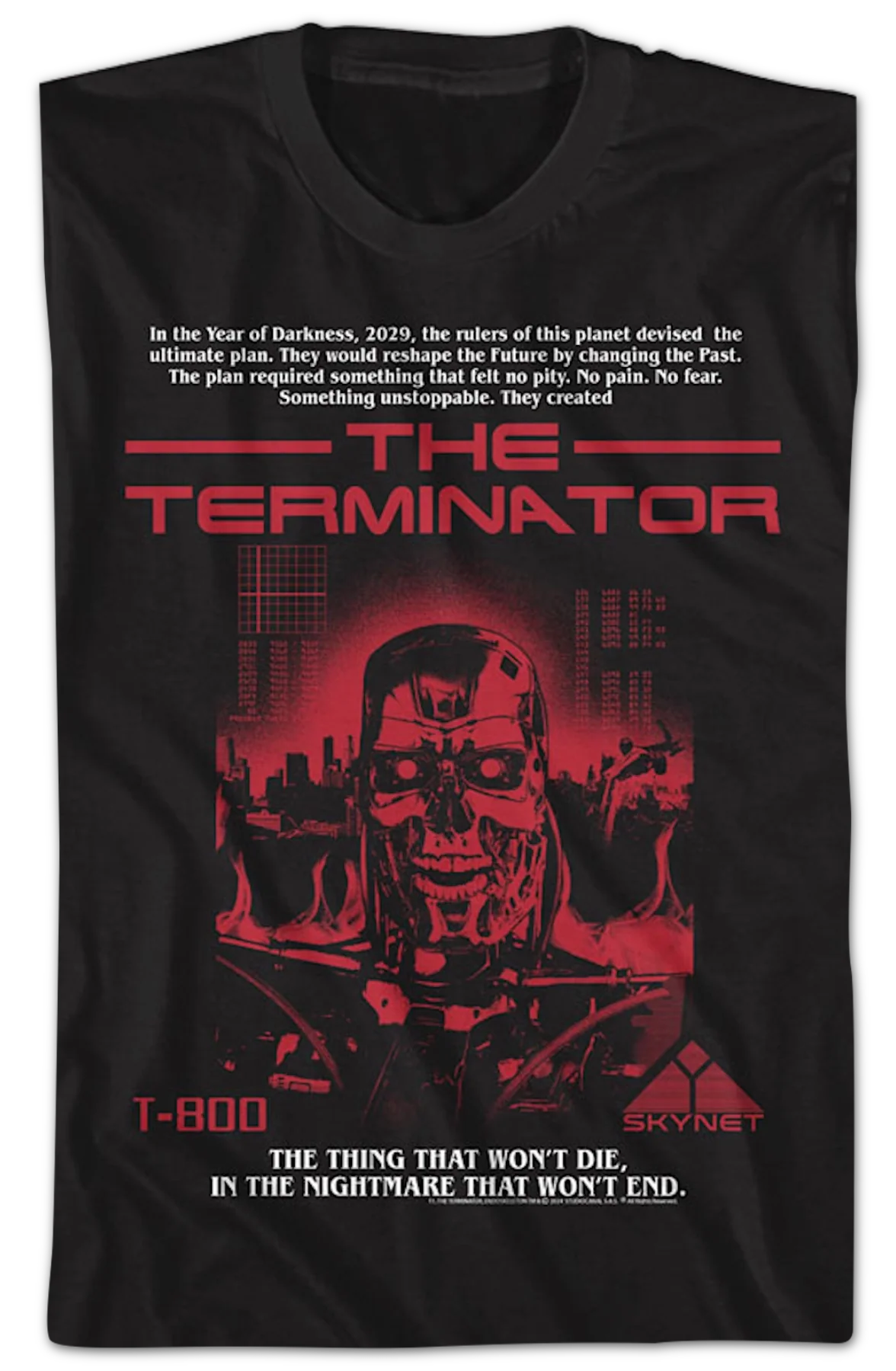 The Thing That Won't Die Terminator T-Shirt - Image 2
