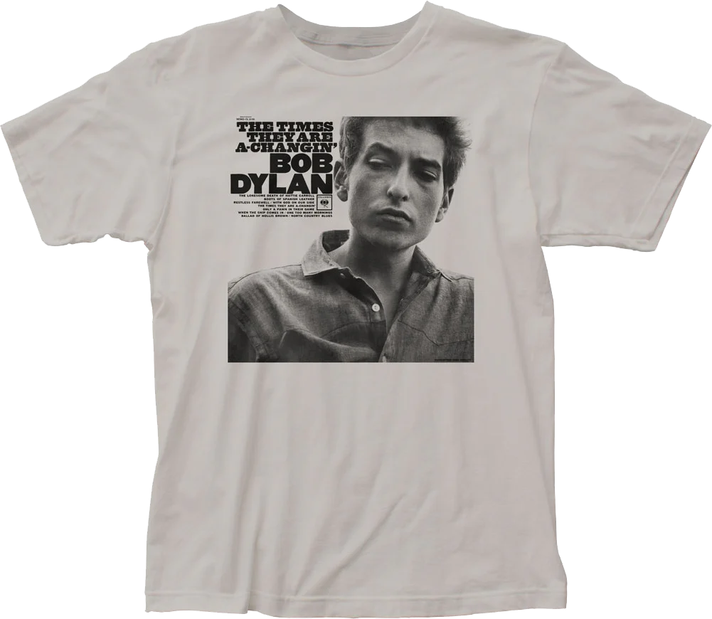 The Times They Are A-Changin' Bob Dylan T-Shirt