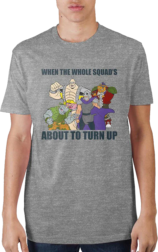 The Whole Squad Teenage Mutant Ninja Turtles T-Shirt