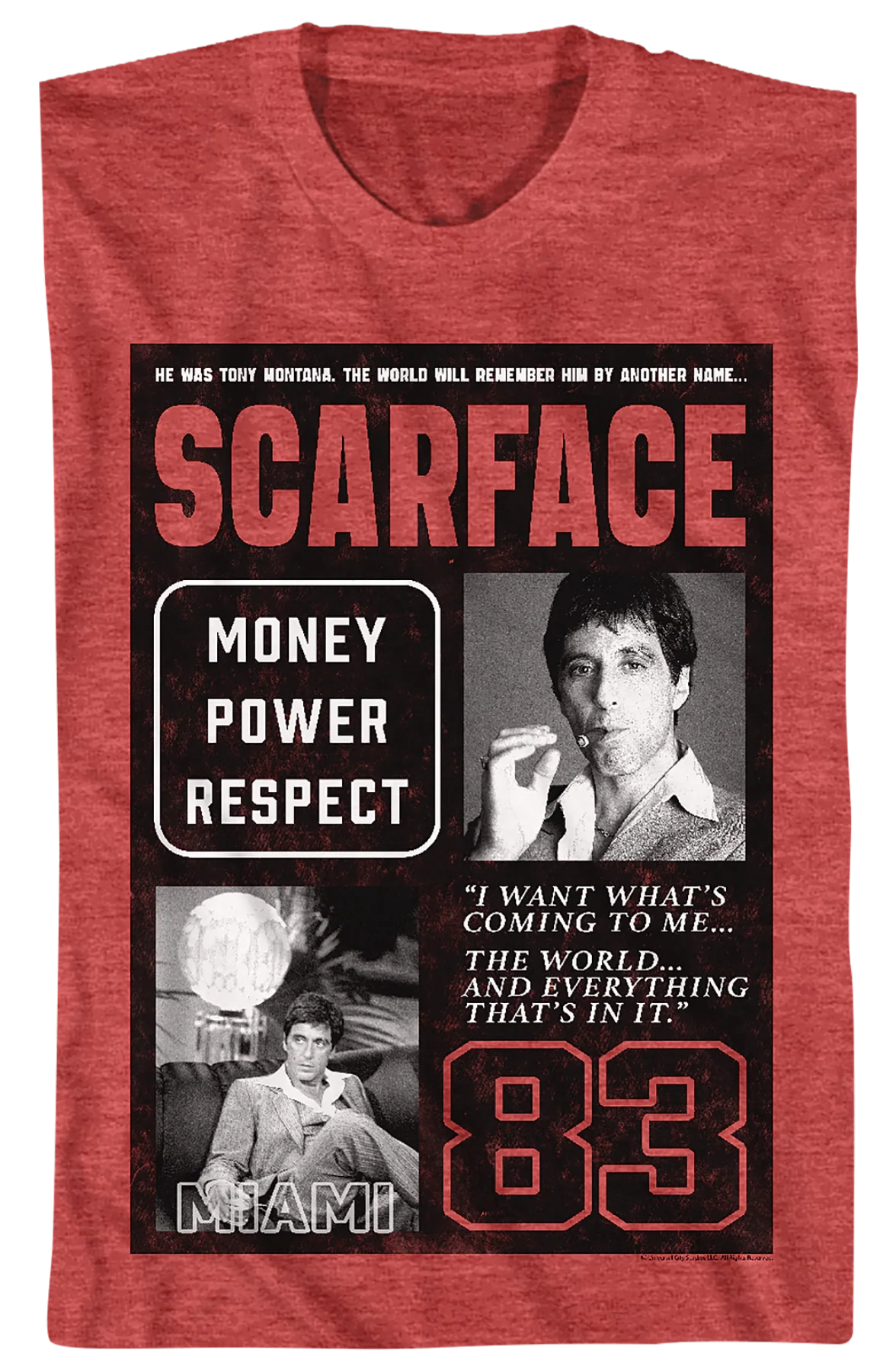 The World Will Remember Scarface T-Shirt - Image 2