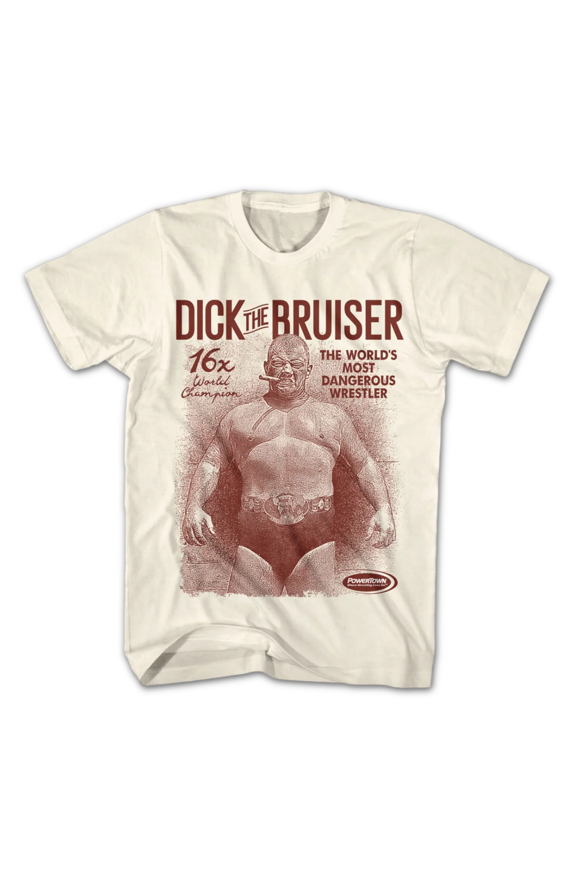 The World's Most Dangerous Wrestler Dick The Bruiser T-Shirt - Image 2