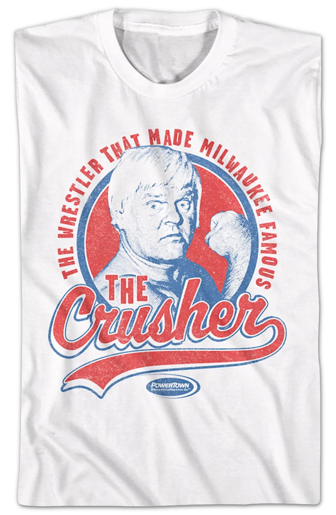 The Wrestler That Made Milwaukee Famous The Crusher T-Shirt - Image 2