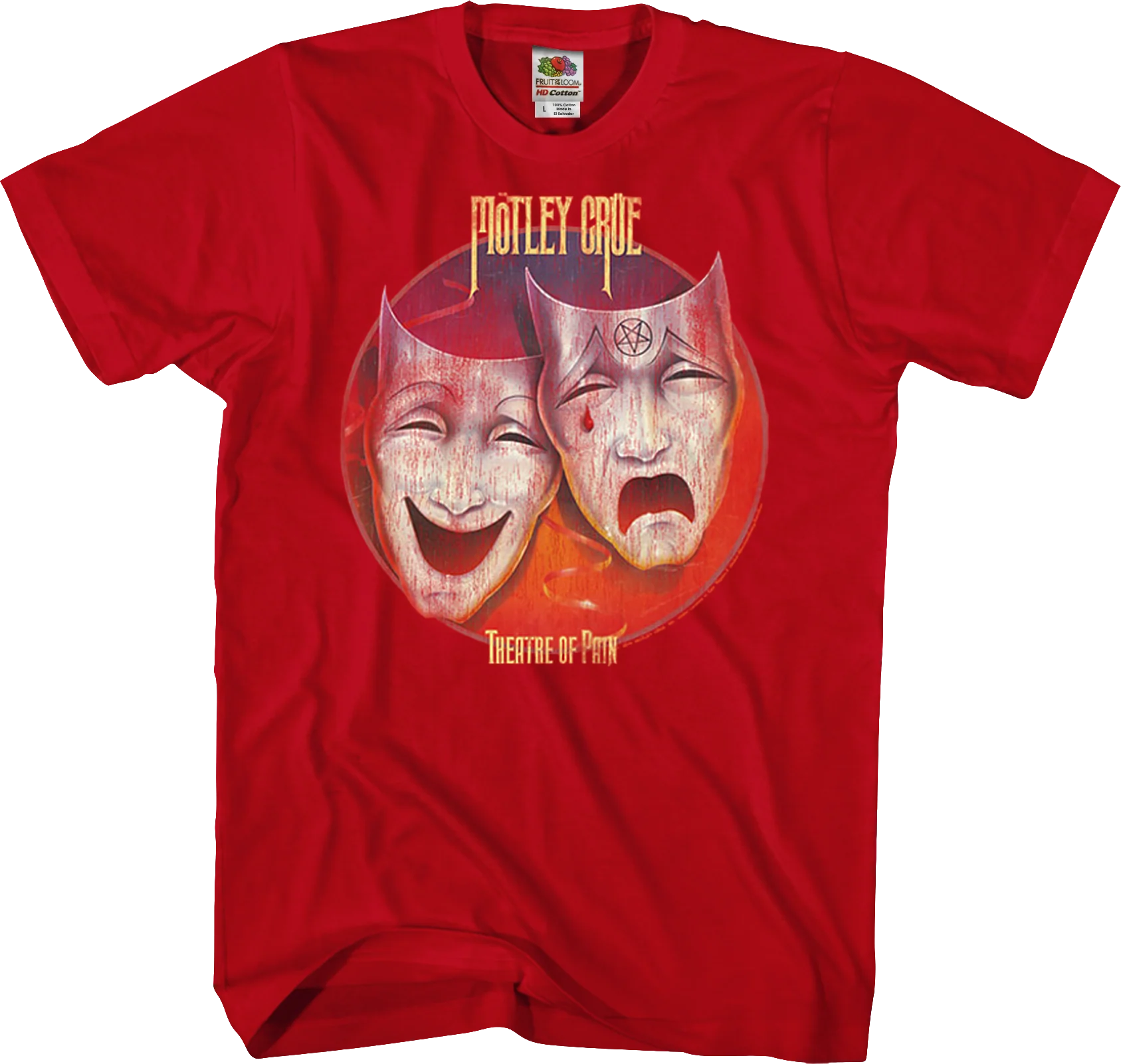 Theatre Of Pain Album Cover Motley Crue T-Shirt
