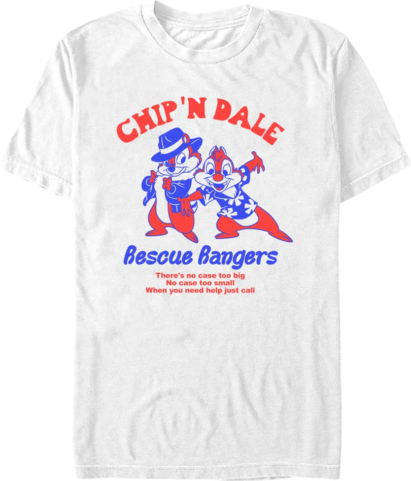 There's No Case Too Big Chip 'n Dale Rescue Rangers T-Shirt