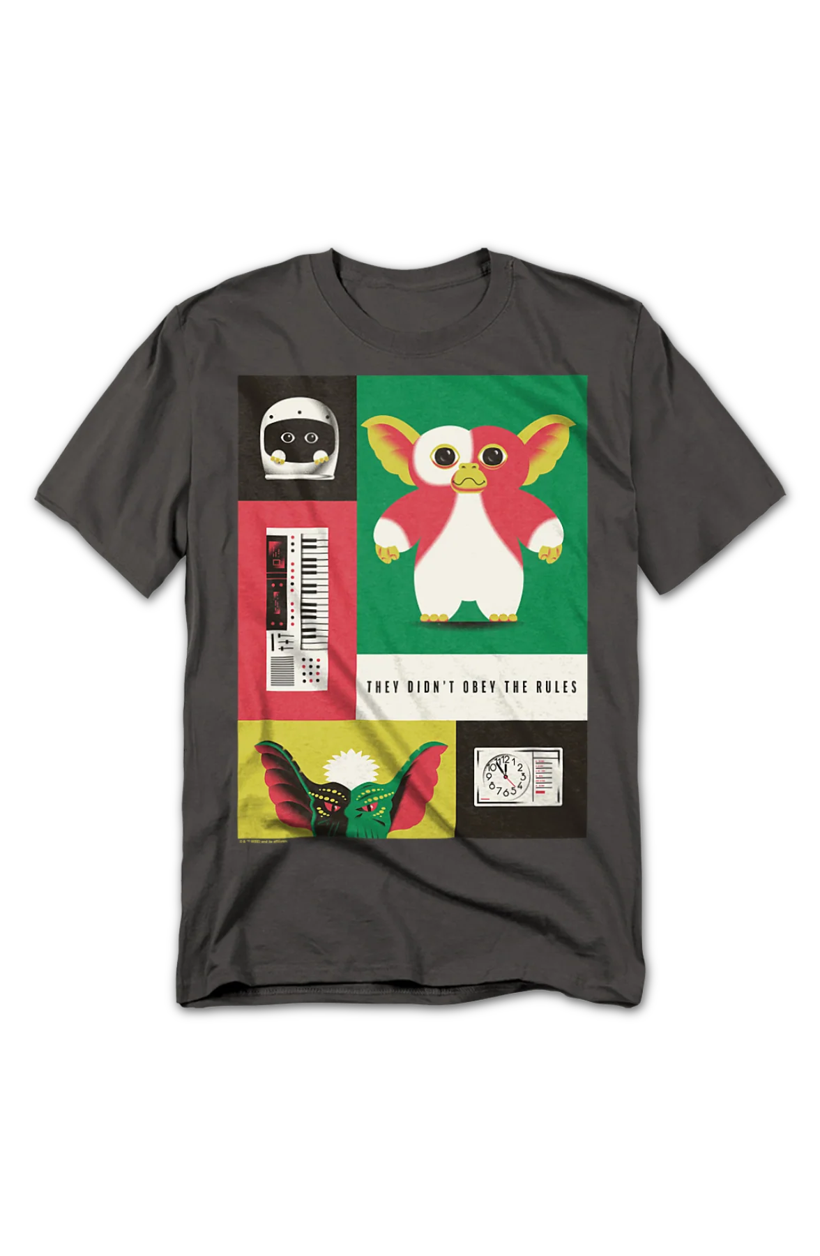 They Didn't Obey The Rules Collage Gremlins T-Shirt - Image 2