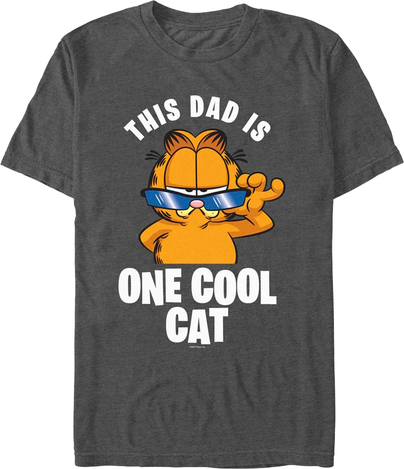 This Dad Is One Cool Cat Garfield T-Shirt