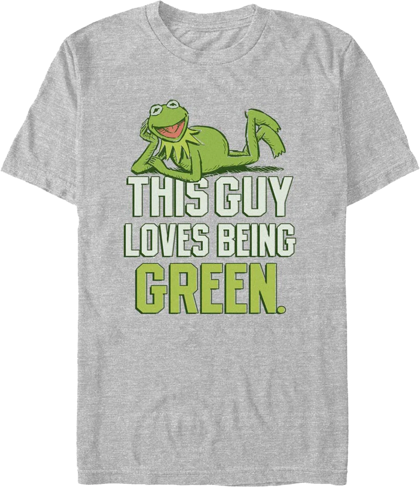 This Guy Loves Being Green Muppets T-Shirt
