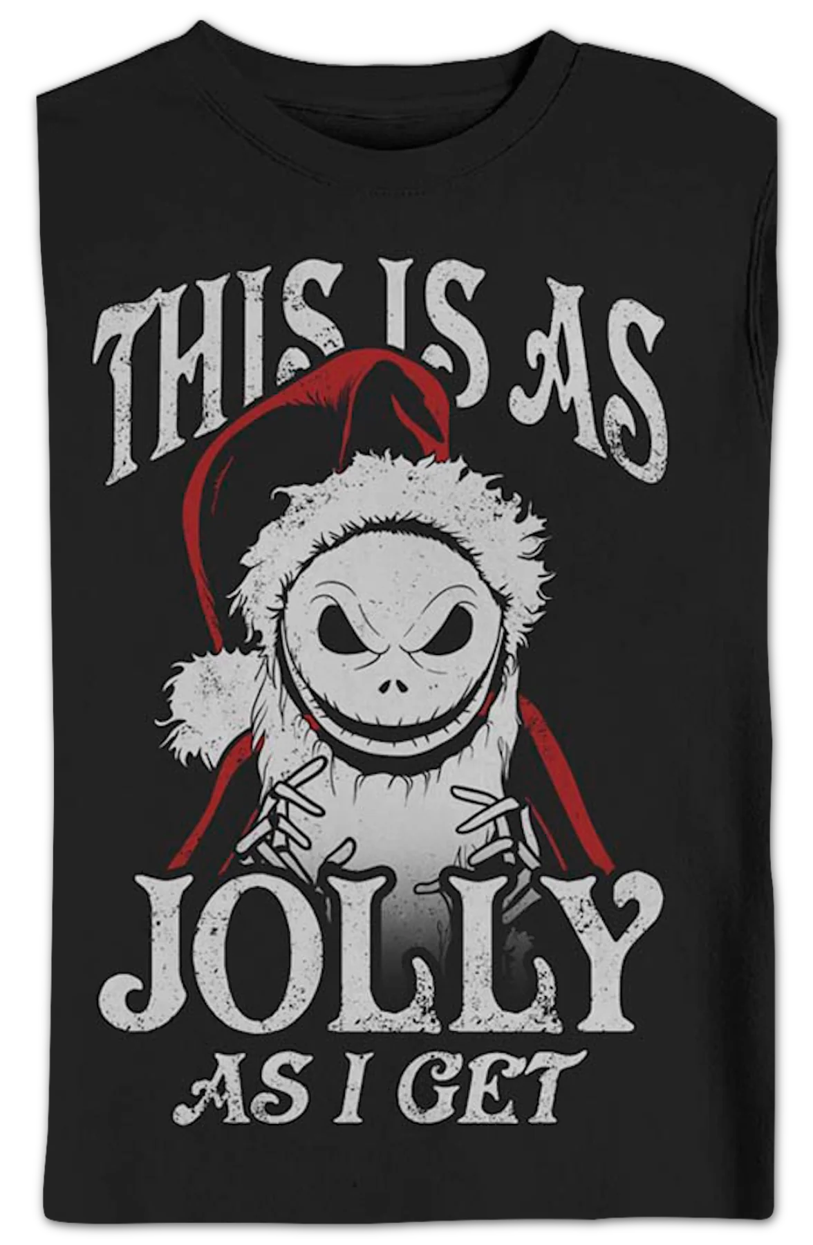 This Is As Jolly As I Get Nightmare Before Christmas Sweatshirt - Image 2