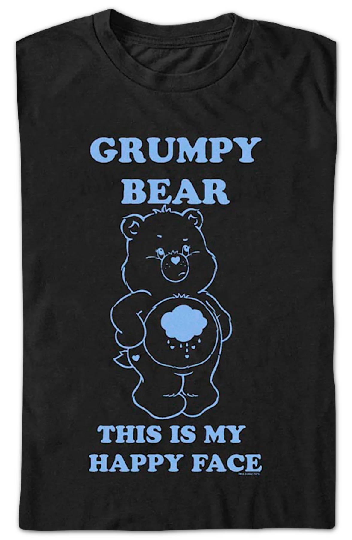 This Is My Happy Face Care Bears T-Shirt - Image 2