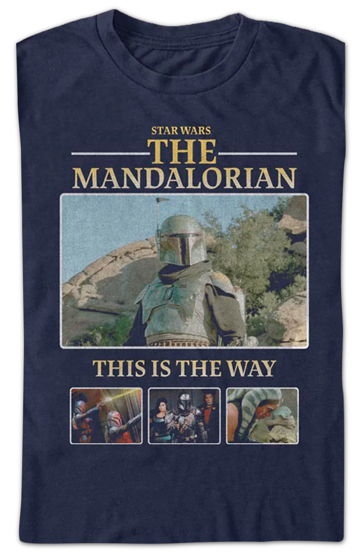 This Is The Way Collage The Mandalorian Star Wars T-Shirt - Image 2