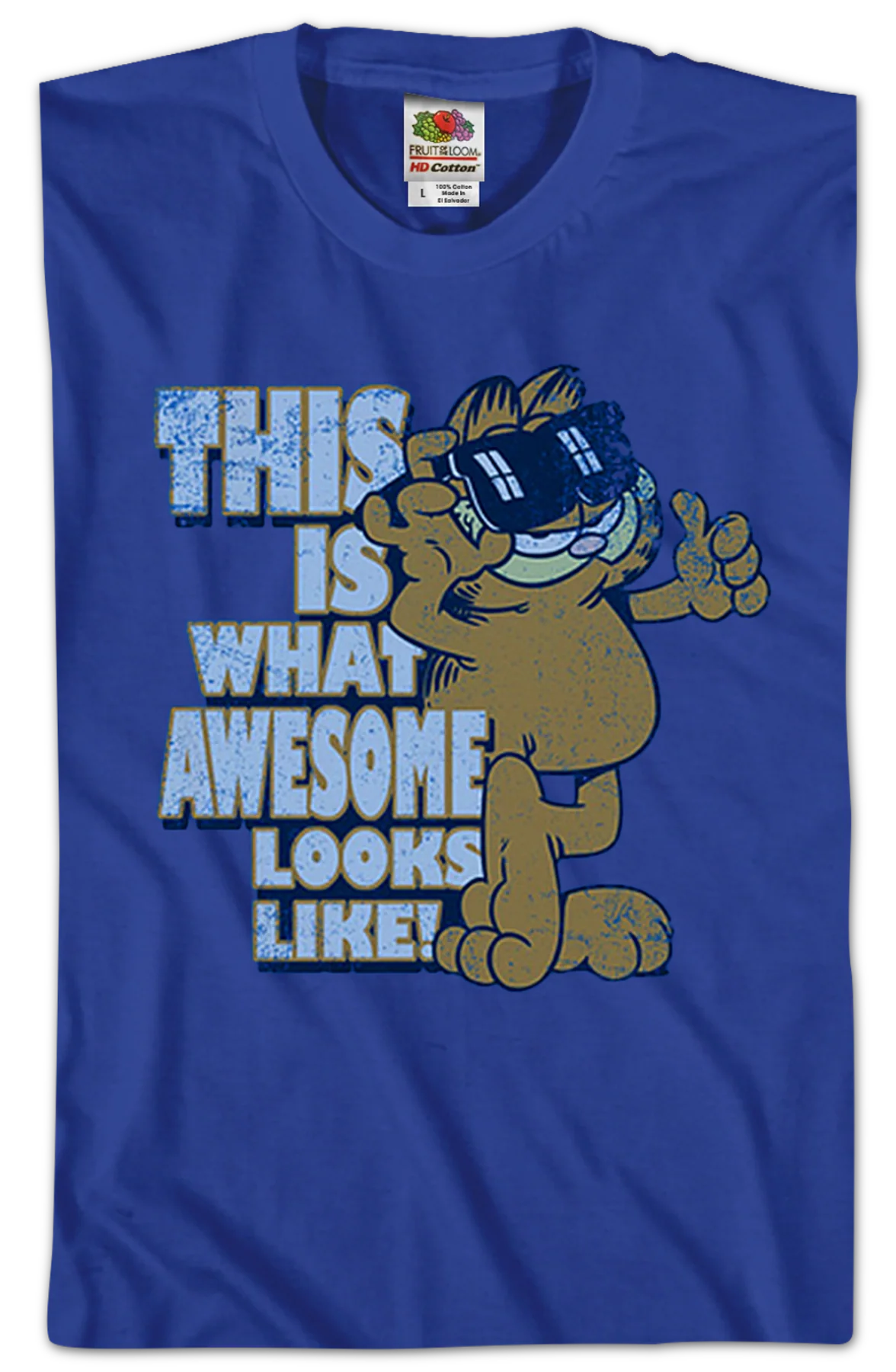This Is What Awesome Looks Like Garfield T-Shirt - Image 2