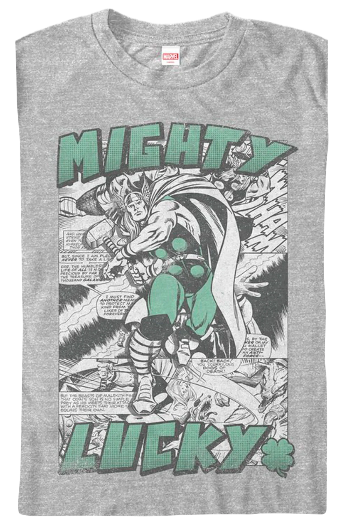 Thor Mighty Lucky Marvel Comics T-Shirt - Image 2