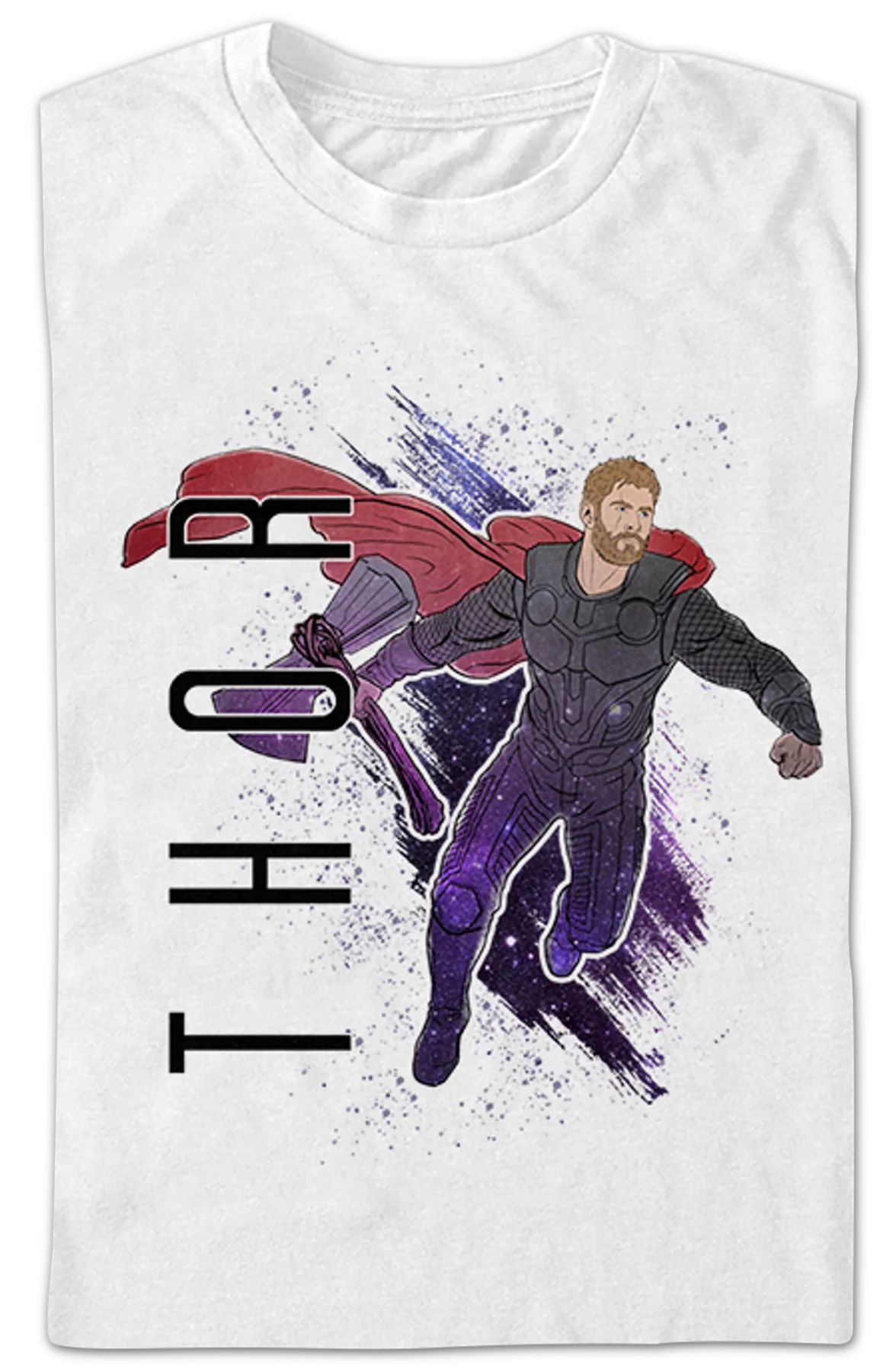 Thor Painting Avengers Endgame T-Shirt - Image 2