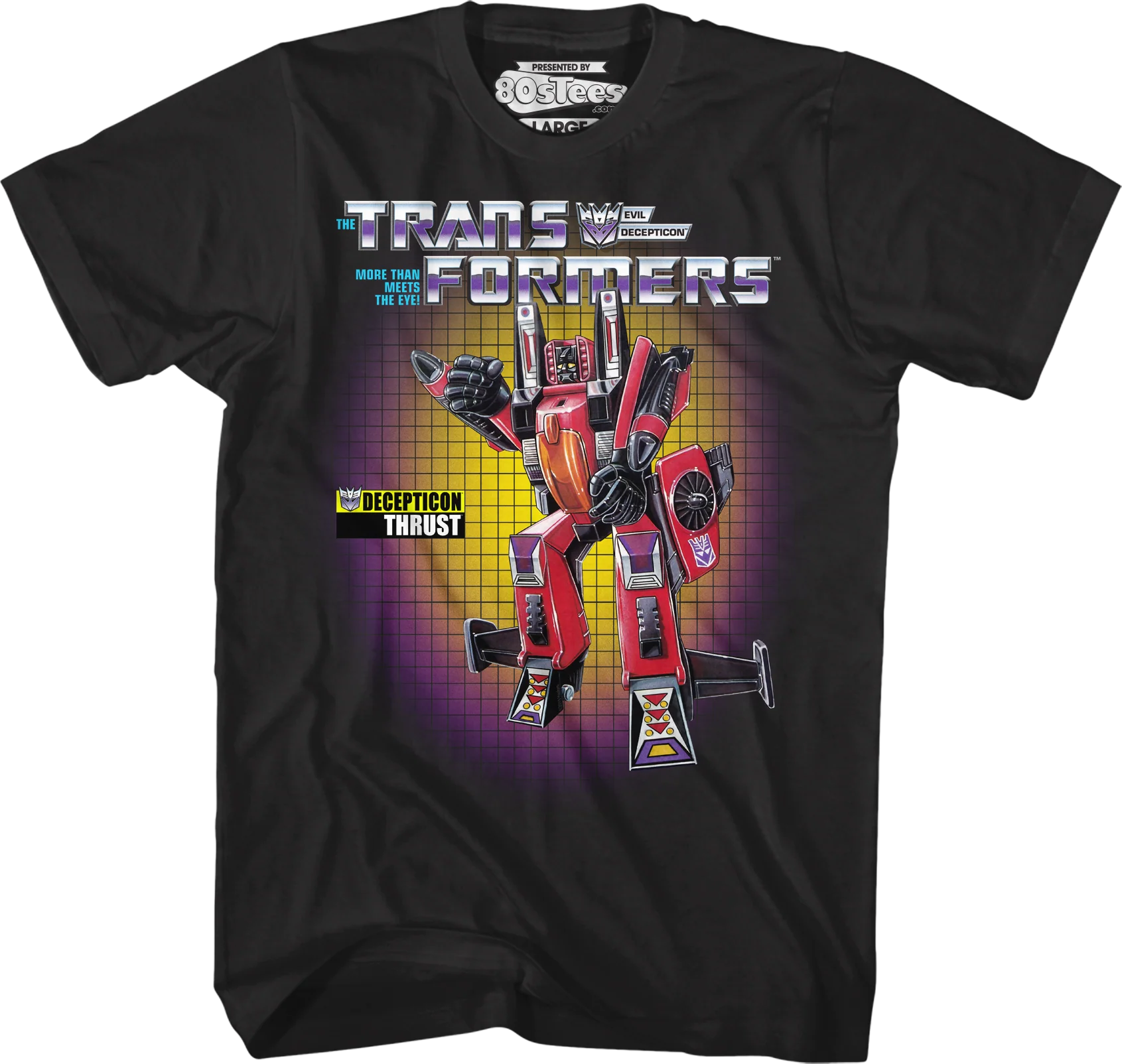 Thrust Box Art Transformers T-Shirt
