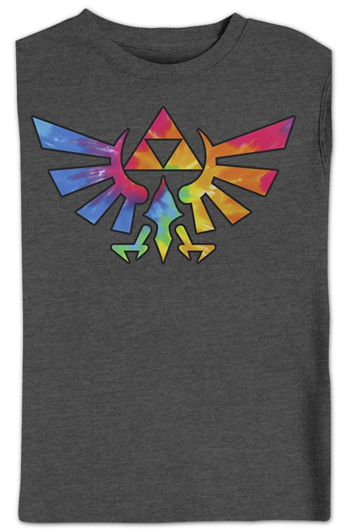 Tie Dye Trifoce Logo Legend of Zelda Nintendo Sweatshirt - Image 2