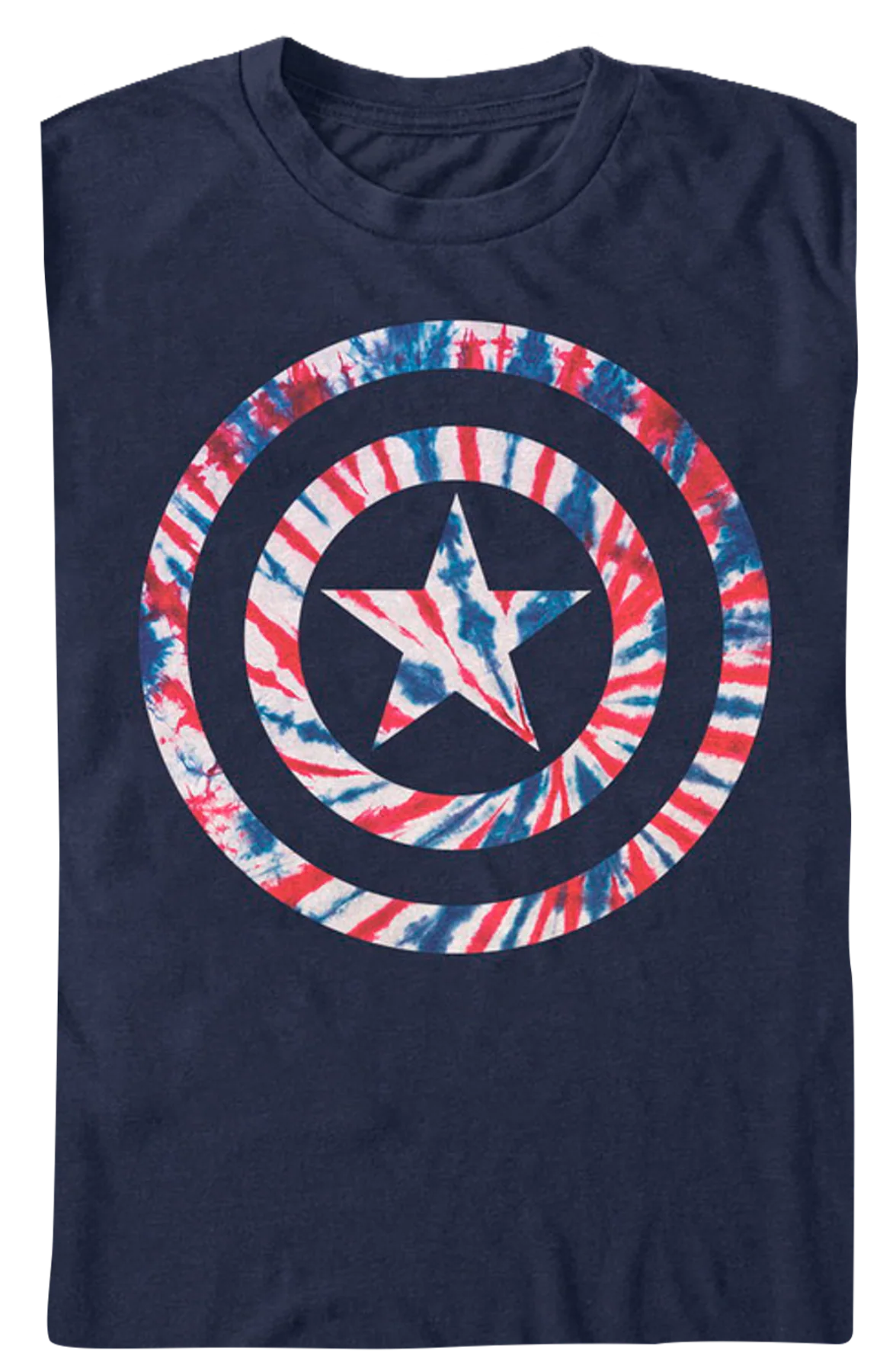 Tie Dyed Captain America T-Shirt - Image 2