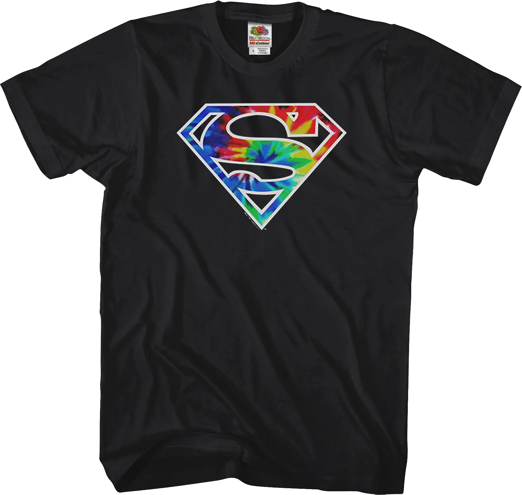 Tie Dyed Logo Superman T-Shirt