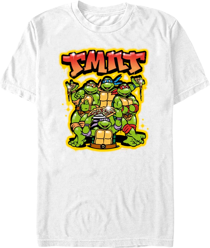TMNT Airbrush Graffiti Teenage Mutant Ninja Turtles T-Shirt