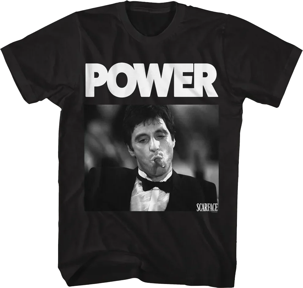 Tony Montana Power Scarface T-Shirt