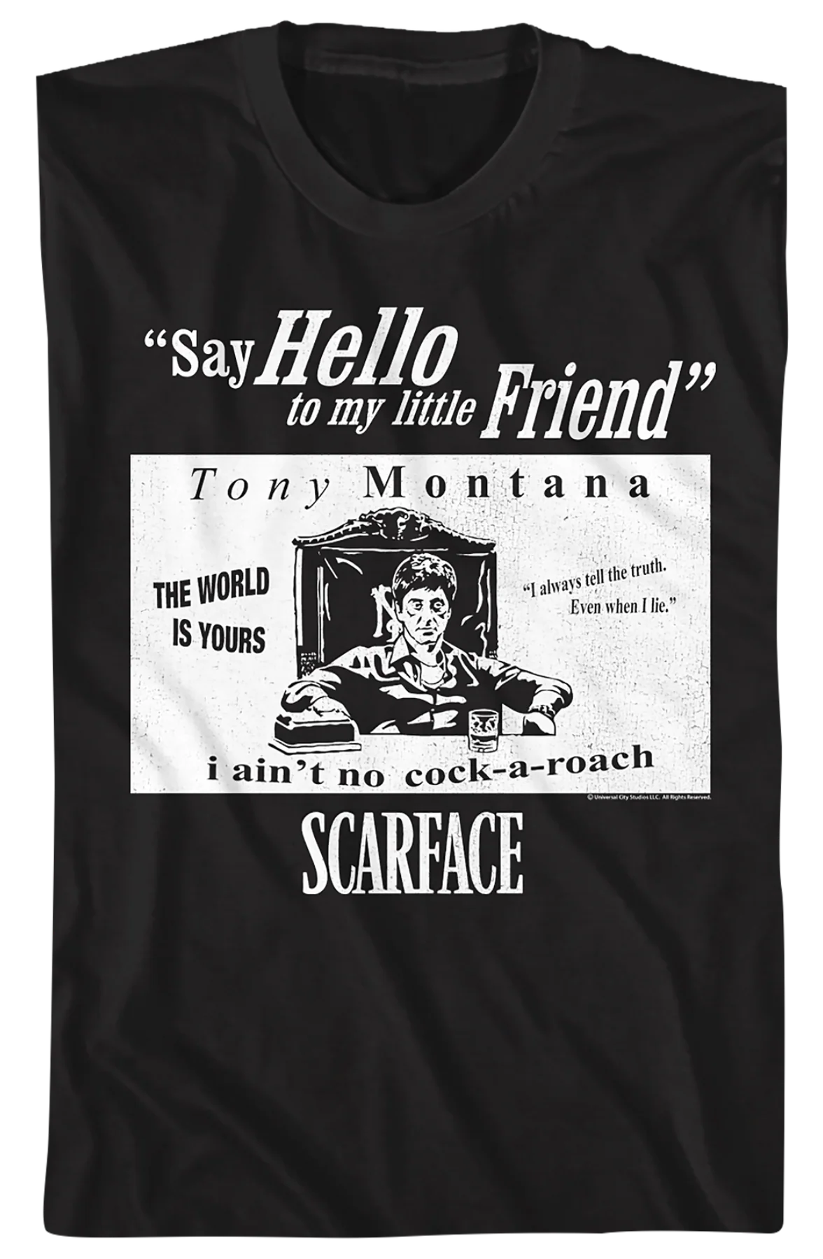 Tony Montana Quotes Scarface T-Shirt - Image 2