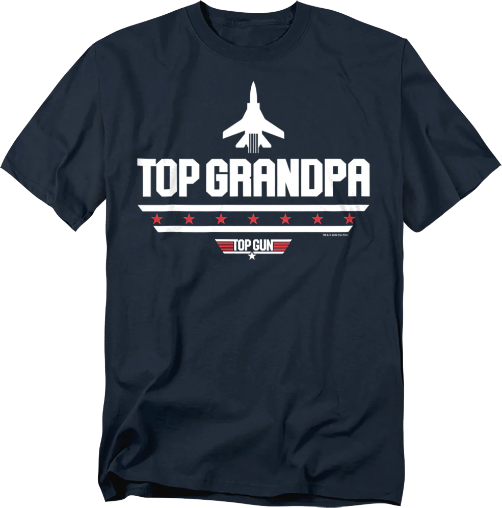 Top Grandpa Top Gun T-Shirt